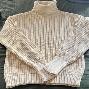 Orvis Cream Turtleneck Sweater